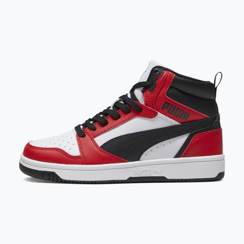 Кросівки дитячі PUMA Rebound V6 Mid Jr puma black/strong gray 9