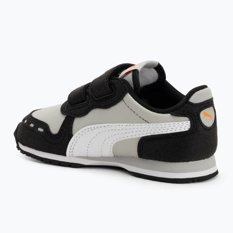 Кросівки дитячі PUMA Cabana Racer SL 20 V Inf ash gray/puma white/puma black 3