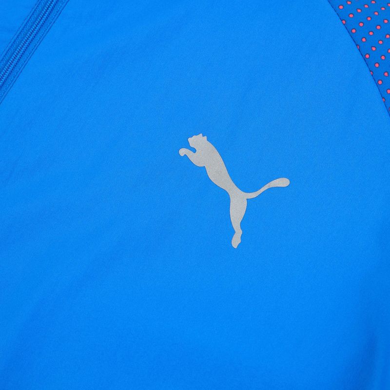Куртка для бігу чоловіча Puma Run Favorite Woven Jacket blue/fire orchid 3