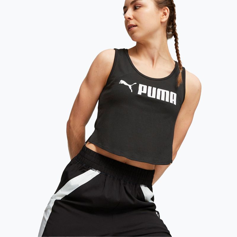 Топ тренувальний жіночий PUMA Fit Skimmer Tank puma black 5