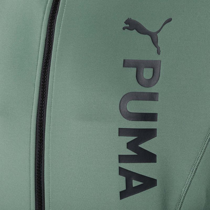 Кофта тренувальна чоловіча PUMA Fit Double Knit eucalyptus 3