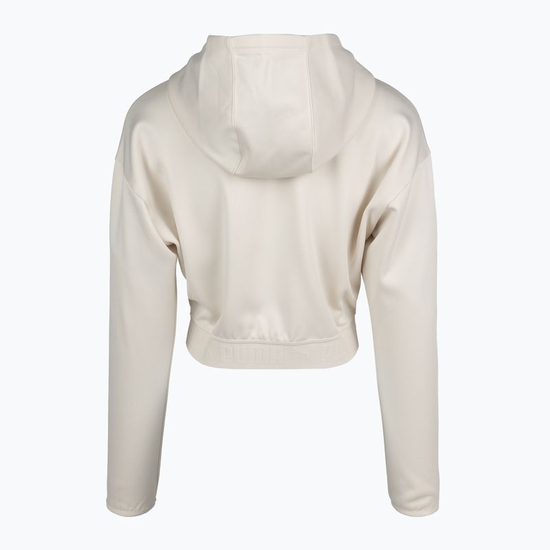 Кофта тренувальна жіноча PUMA Strong Power Fleece Hoodie alpine snow 2