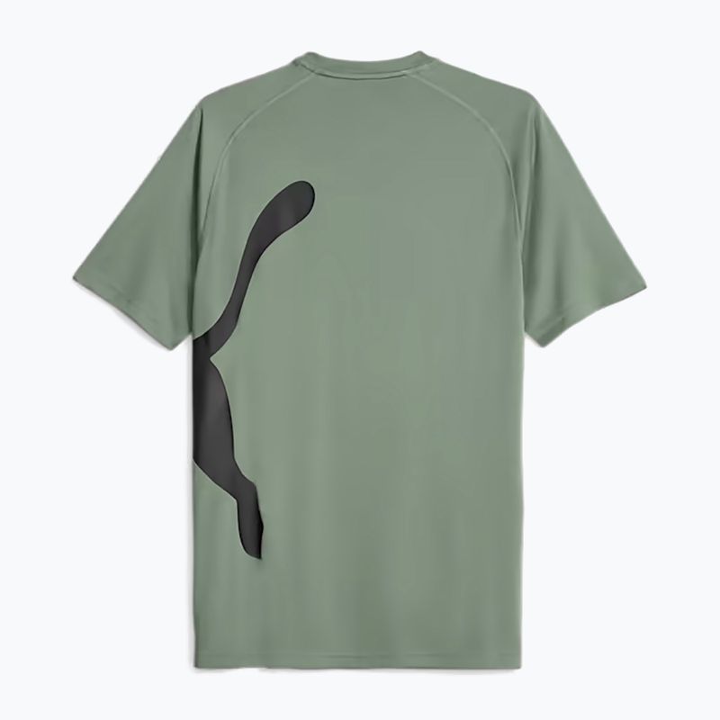 Футболка тренувальна чоловіча PUMA Train All Day Big Cat eucalyptus/puma black 2