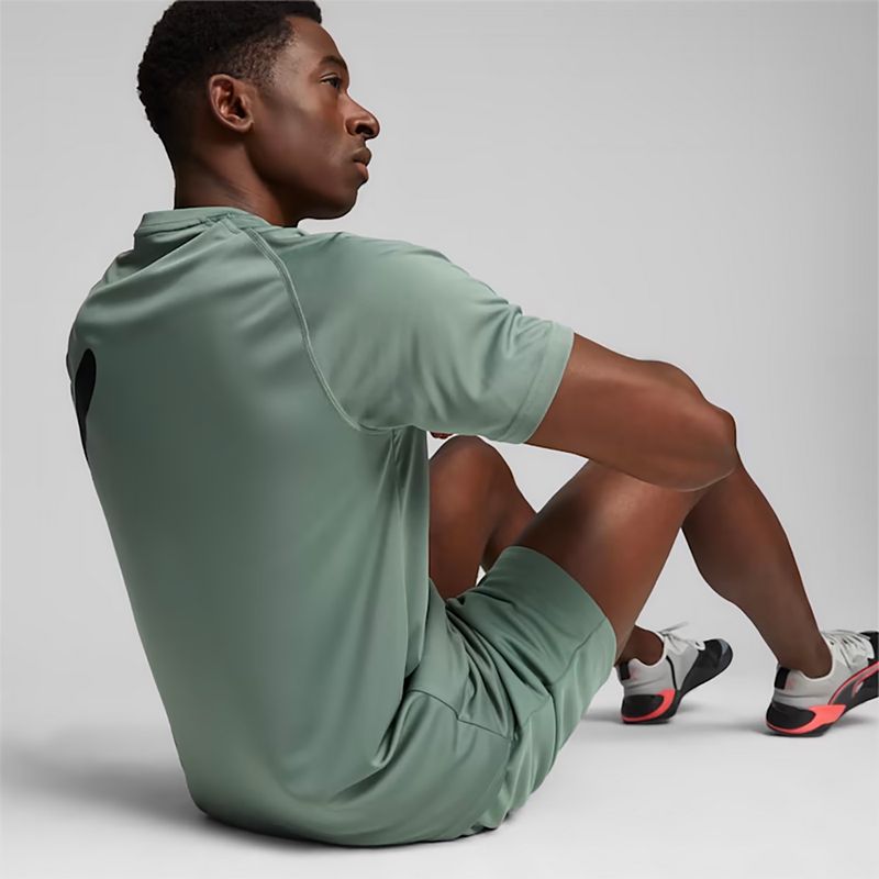 Футболка тренувальна чоловіча PUMA Train All Day Big Cat eucalyptus/puma black 4