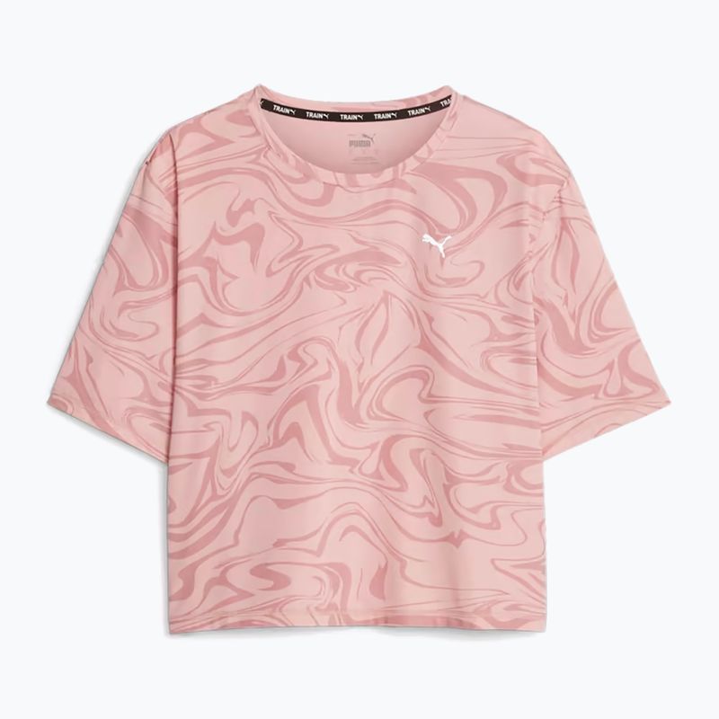 Футболка для тренувань жіноча PUMA Train Favorite Aop Crop future pink
