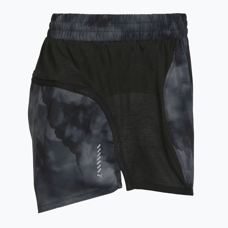 Шорти для бігу жіночі PUMA Run Favorite AOP Velocity 3" black/grey 3