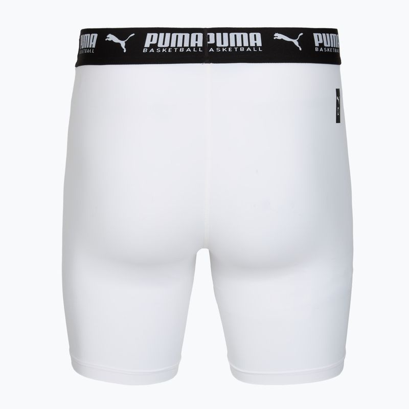 Шорти баскетбольні чоловічі PUMA Hoops Team Baselayer puma white 2