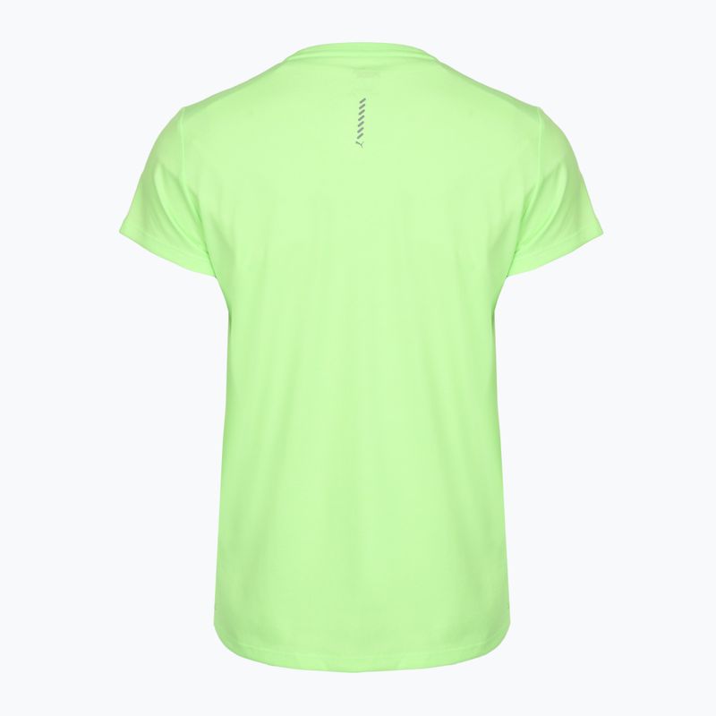 Футболка для бігу жіноча PUMA Run Favorite Heather green/neon 2