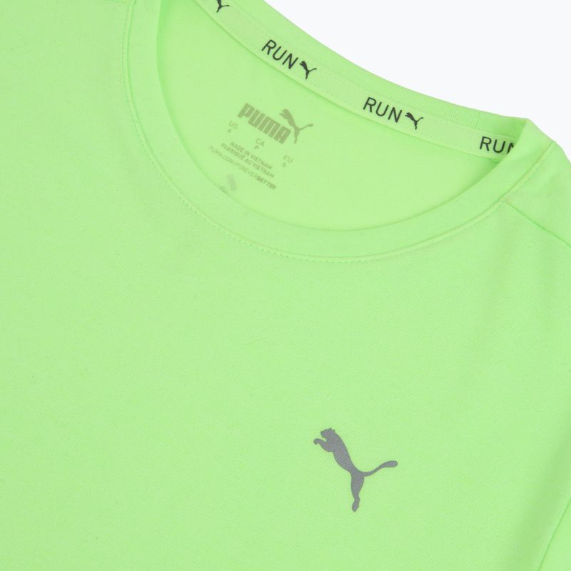 Футболка для бігу жіноча PUMA Run Favorite Heather green/neon 3