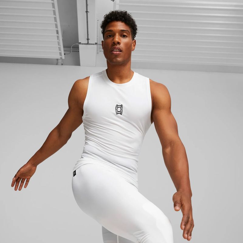 Майка баскетбольна чоловіча PUMA Hoops Team Slvs Baselayer puma white 3