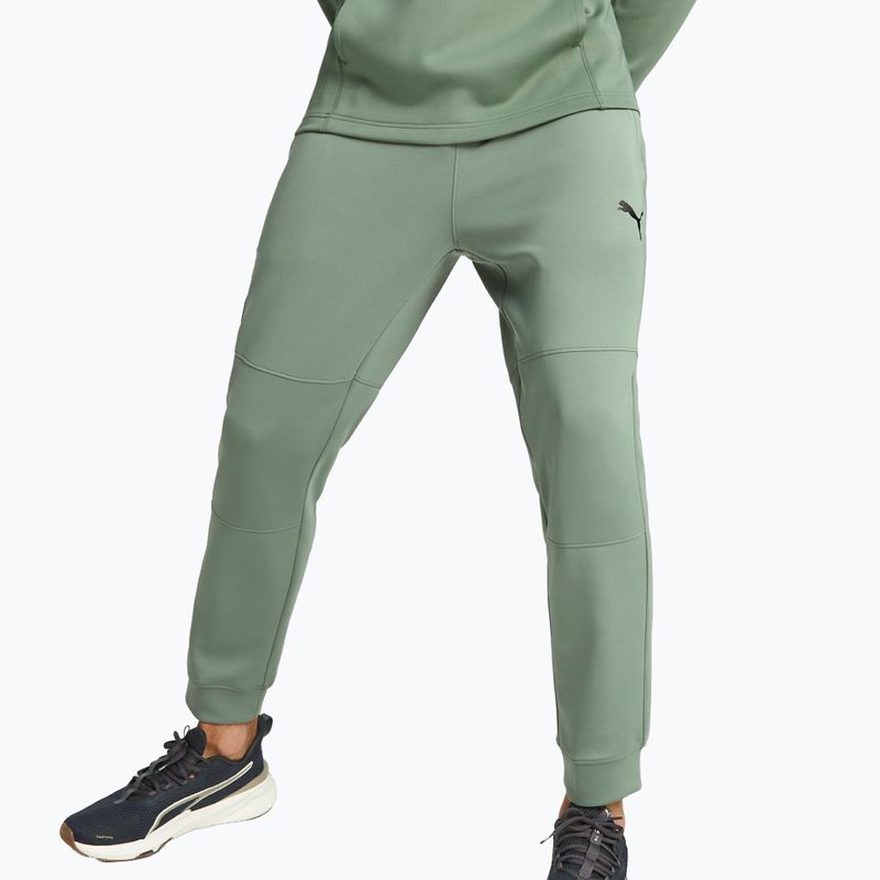 Штани тренувальні чоловічі PUMA Fit Double Knit Jogger eucalyptus 6