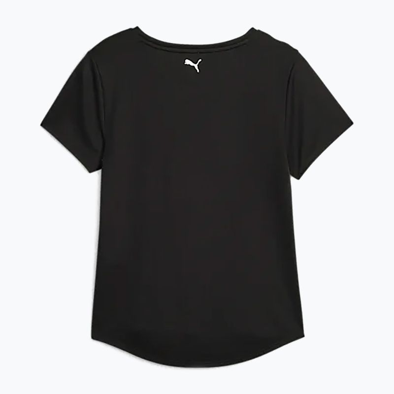 Футболка тренувальна жіноча PUMA Fit Logo Ultrabreathe puma black/puma white 2