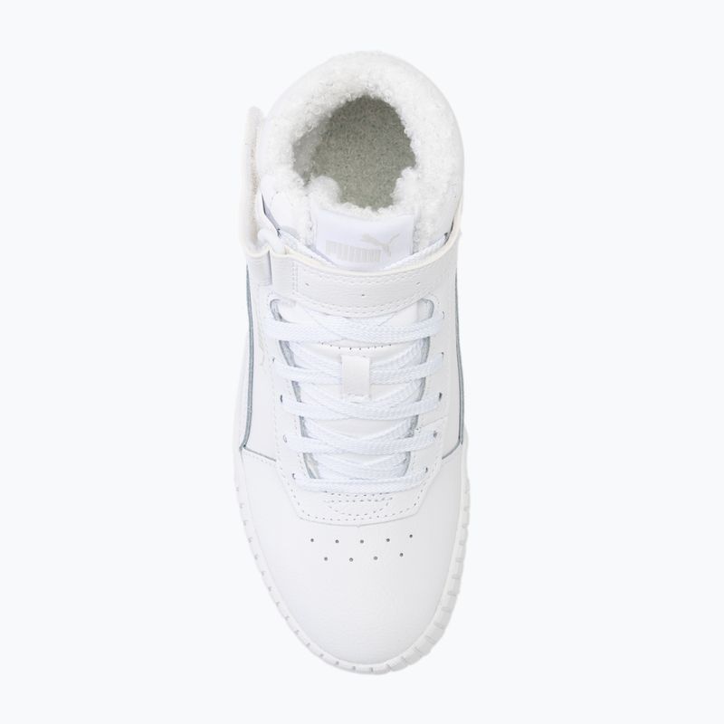 Кросівки дитячі PUMA Carina 2.0 Mid Fur puma white/sedate gray 5