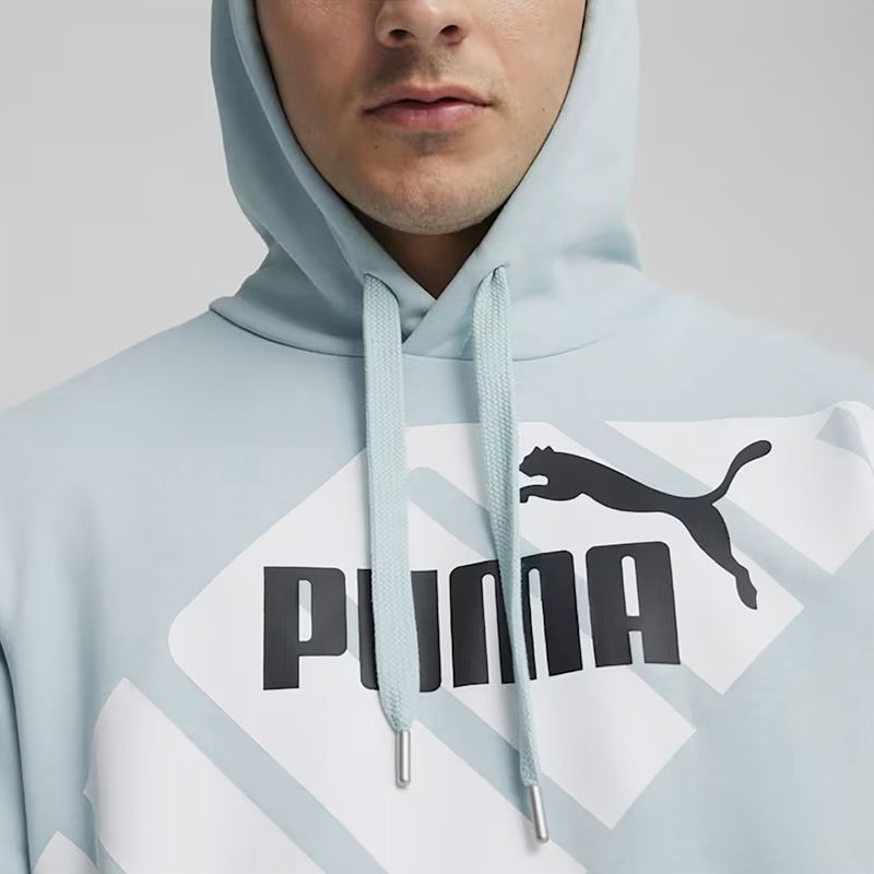 Кофта чоловіча PUMA Power Graphic Hoodie TR turquoise surf 6