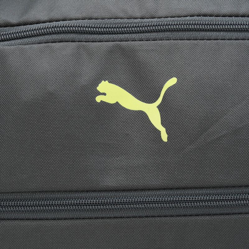 Спортивна сумка PUMA Fundamentals Sports мінерально-сіра з лаймовим блиском 6