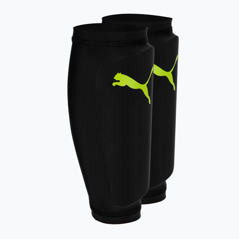 Щитки для гомілки PUMA Attacanto Sleeve електричні лайм / пума чорні 2