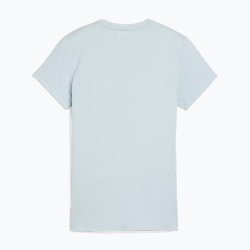 Футболка  жіноча PUMA ESS Logo Tee turquoise surf 2