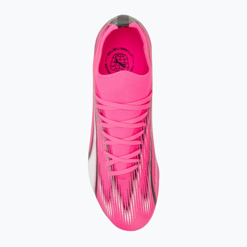 Бутси футбольні PUMA Ultra Match MxSG poison pink/puma white/puma black 5