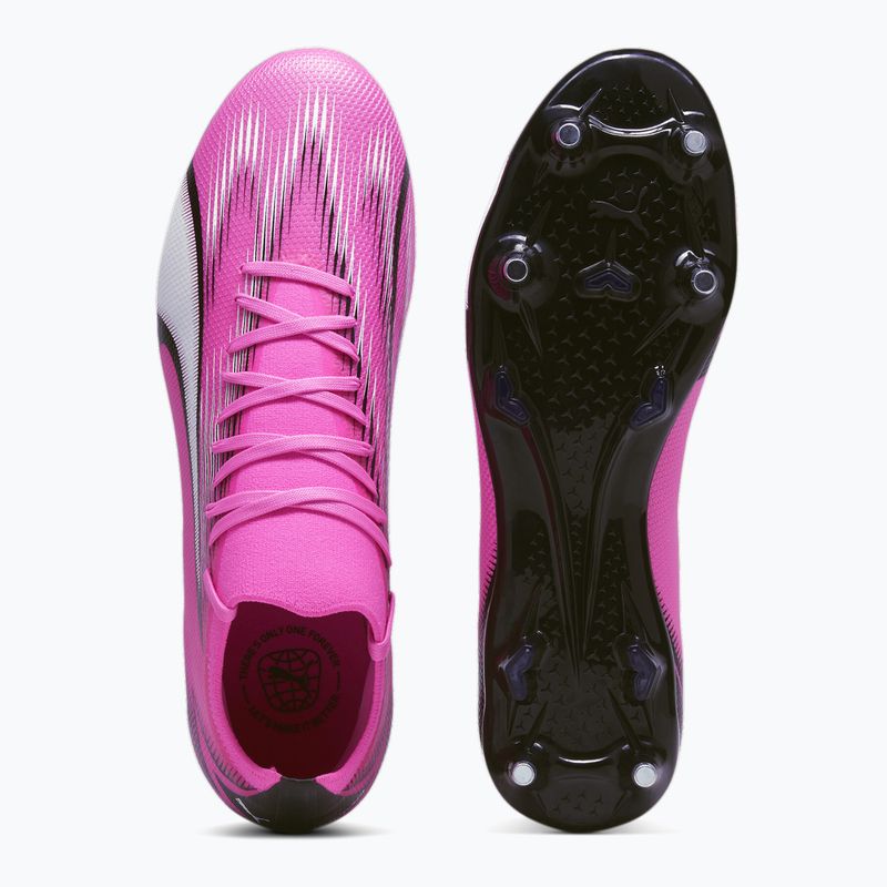 Бутси футбольні PUMA Ultra Match MxSG poison pink/puma white/puma black 11