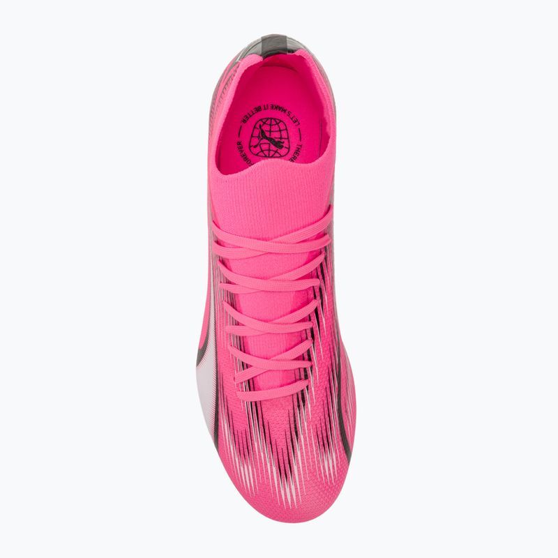 Бутси футбольні PUMA Ultra Match FG/AG poison pink/puma white/puma black 5
