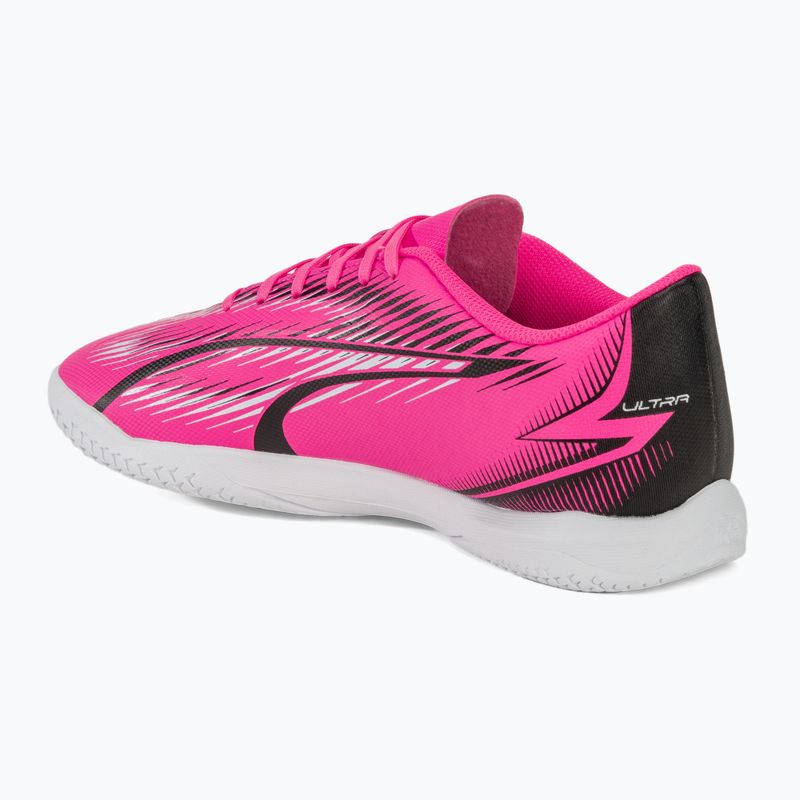 Бутси футбольні PUMA Ultra Play IT poison pink/puma white/puma black 3