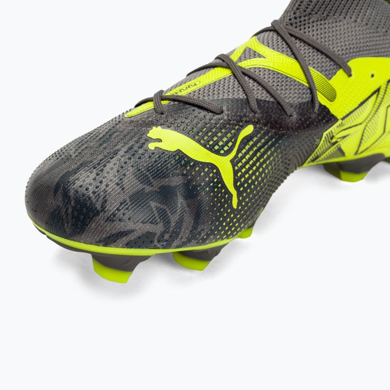 Футбольні бутси PUMA Future 7 Match Rush FG/AG темно-сірі / прохолодні темно-сірі / електричний лайм 7