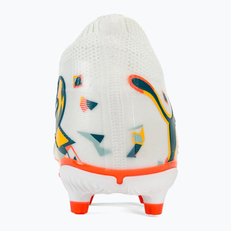 Футбольні бутси PUMA Future 7 Match Creativity FG/AG white/ocean tropic/turquoise surf/hot heat/sunstream 6