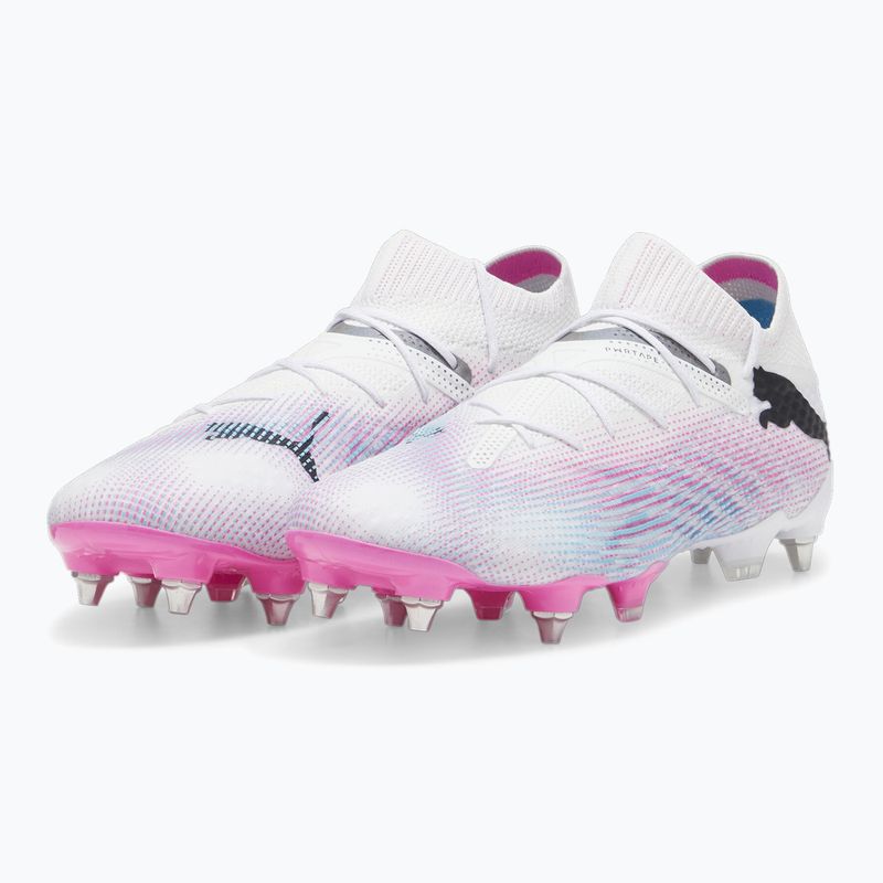 Футбольні бутси PUMA Future 7 Ultimate Rush FG/AG темно-сірі / прохолодні темно-сірі / електричний лайм 10