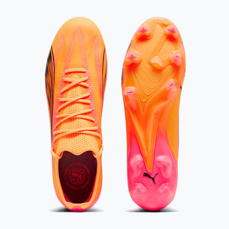 Бутси футбольні PUMA Ultra Ultimate FG/AG sunset glow/puma black/sun stream 11
