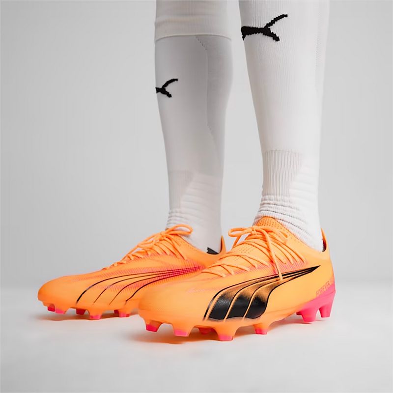 Бутси футбольні PUMA Ultra Ultimate FG/AG sunset glow/puma black/sun stream 16