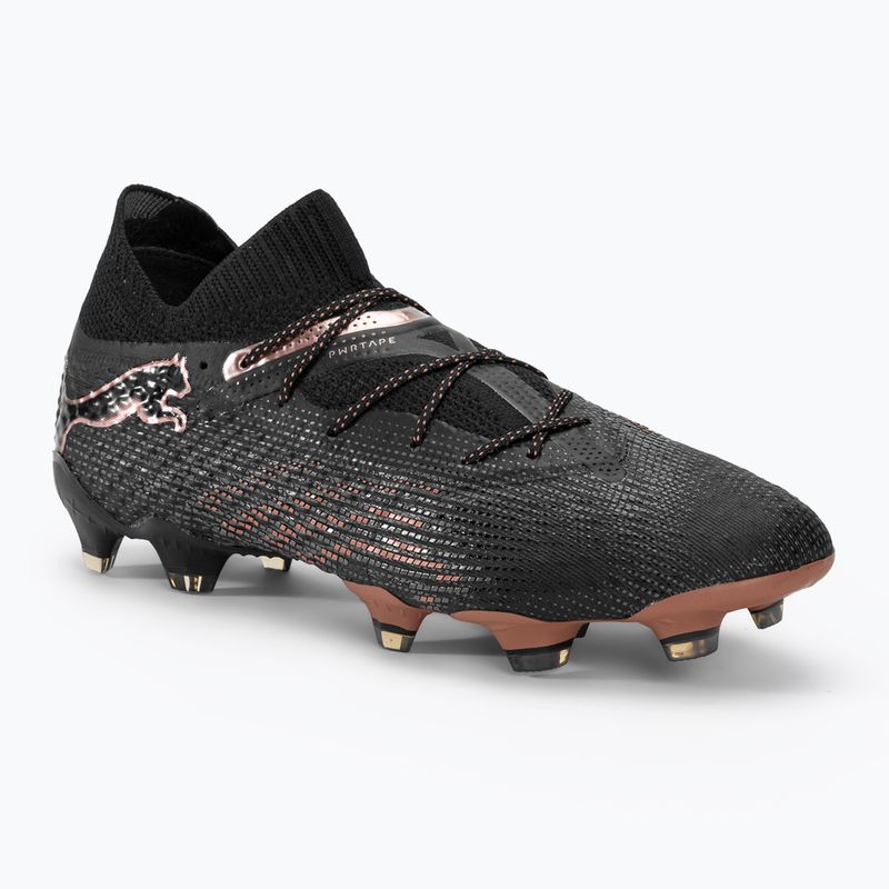 Футбольні бутси PUMA Future 7 Ultimate FG/AG puma чорні / мідна троянда