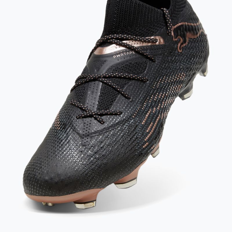 Футбольні бутси PUMA Future 7 Ultimate FG/AG puma чорні / мідна троянда 12