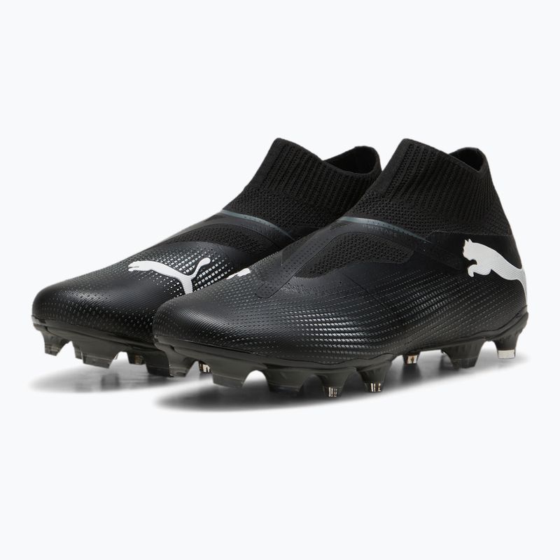 Футбольні бутси PUMA Future 7 Match+ LL FG/AG пума чорні / пума білі 10