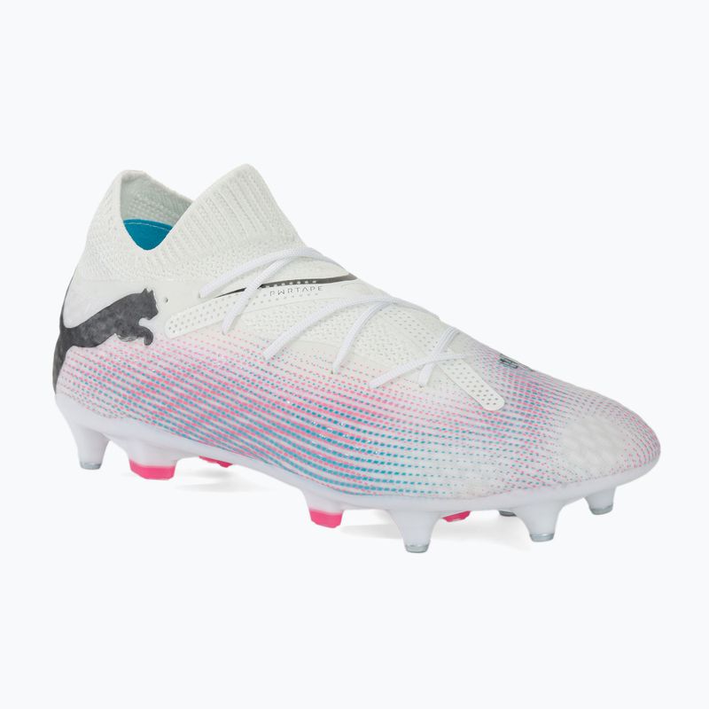 Футбольні бутси PUMA Future 7 Pro MxSG пума біла / пума чорна / отруйно-рожева