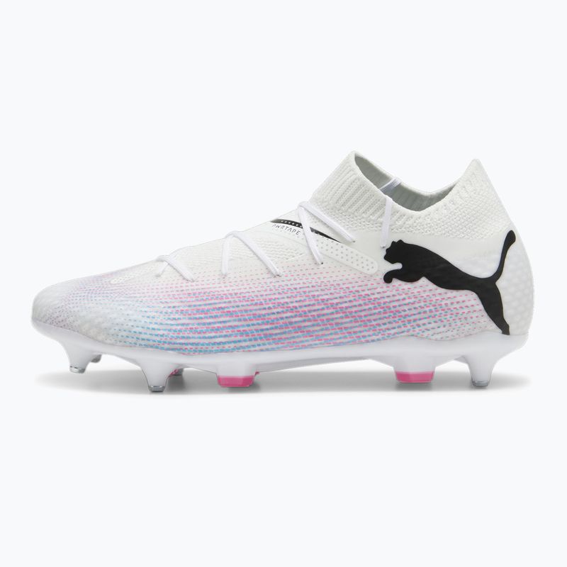Футбольні бутси PUMA Future 7 Pro MxSG пума біла / пума чорна / отруйно-рожева 8