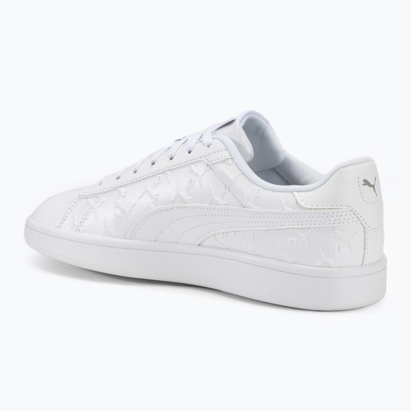 Кросівки PUMA Smash 3.0 Superlogo puma white/smokey gray 3