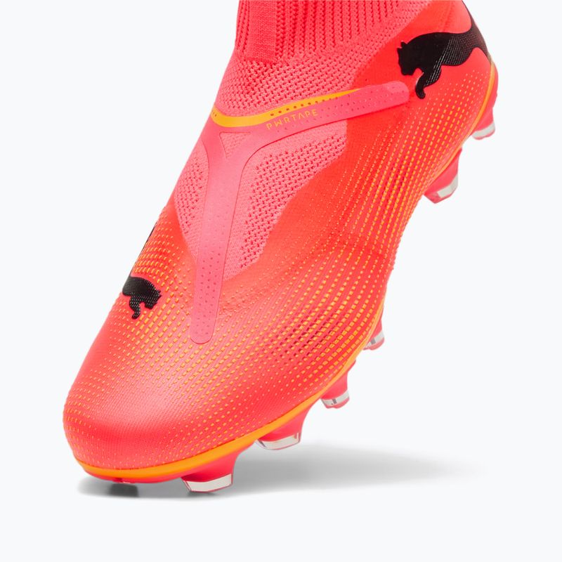 Бутси футбольні PUMA Future 7 Match+ LL FG/AG sunset glow/puma black/sun stream 12
