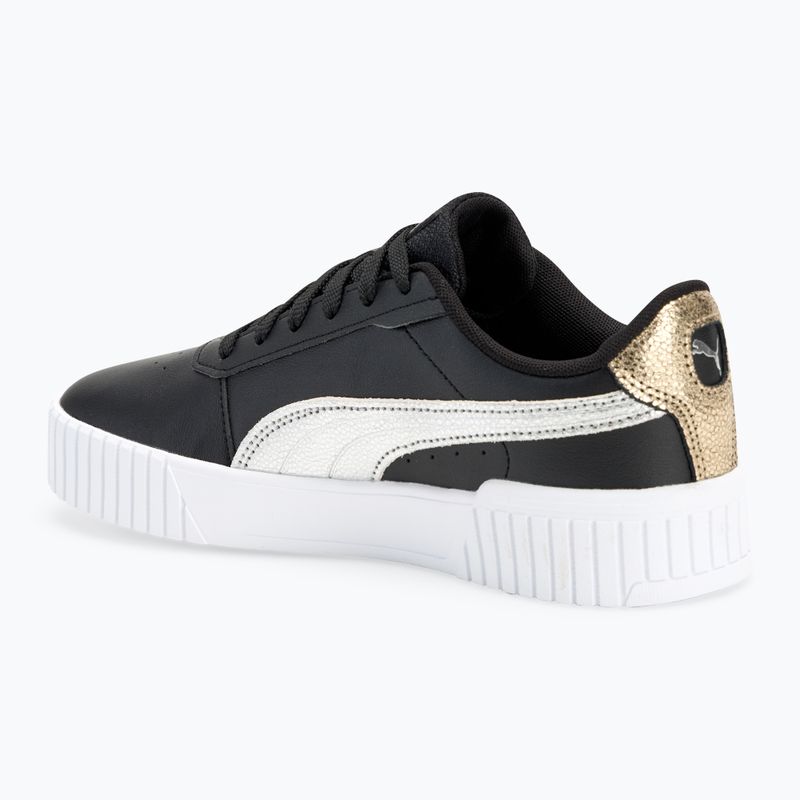 Кросівки жіночі PUMA Carina 2.0 Metallic Shine puma black/puma silver/puma gold 3