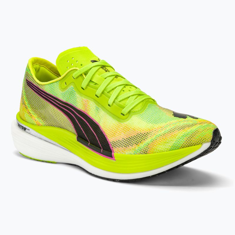 Кросівкі для бігу чоловічі PUMA Deviate Nitro Elite 2 Psychedelic Rush green