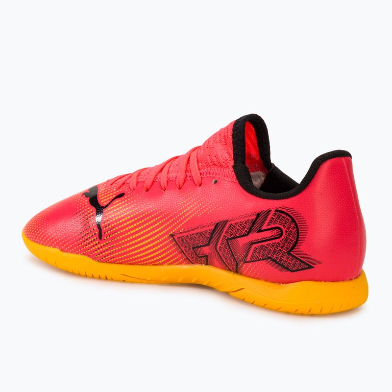 Бутси футбольні дитячі PUMA Future 7 Play IT sunset glow/puma black/sun stream 3