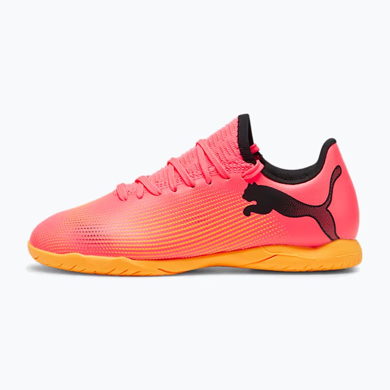 Бутси футбольні дитячі PUMA Future 7 Play IT sunset glow/puma black/sun stream 8