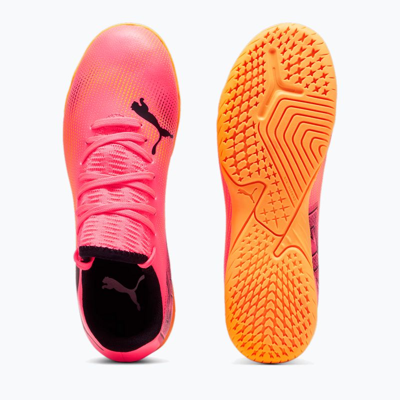 Бутси футбольні дитячі PUMA Future 7 Play IT sunset glow/puma black/sun stream 11