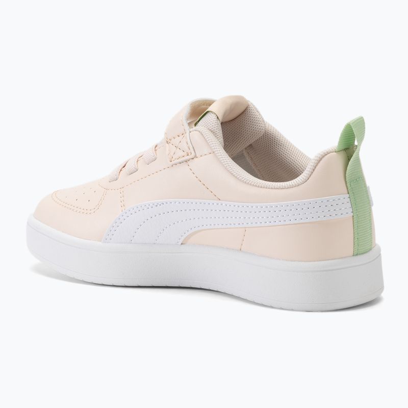 Кросівки дитячі PUMA Rickie AC+ PS rosebay/puma white/pure green 3