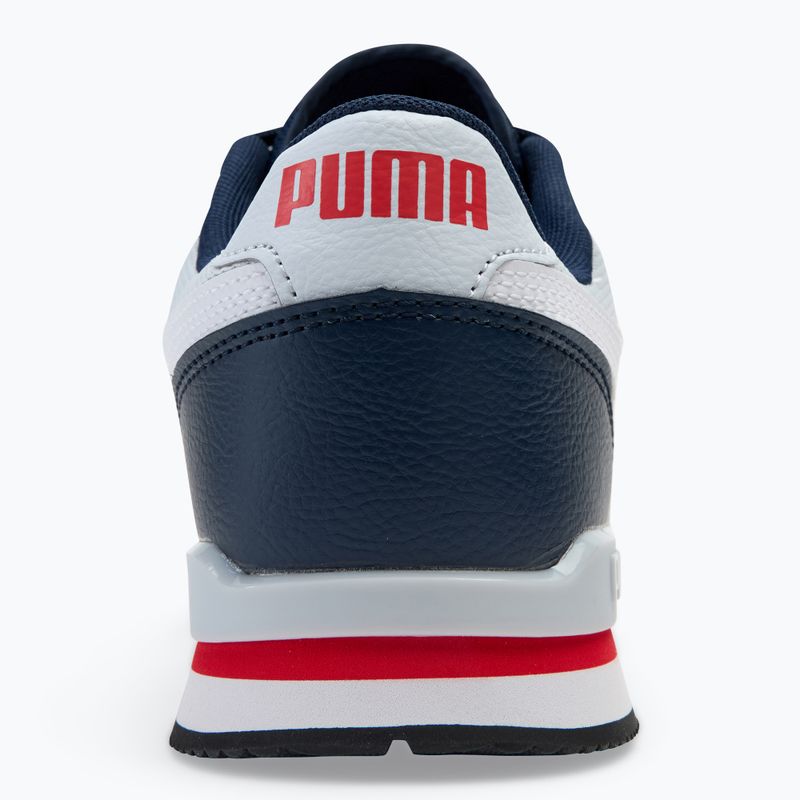 Кросівки PUMA ST Runner v3 Mesh silver mist/white/club navy/for all time red/black 6