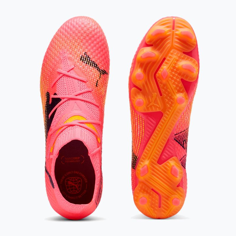 Бутси футбольні PUMA Future 7 PRO+ FG/AG sunset glow/puma black/sun stream 11