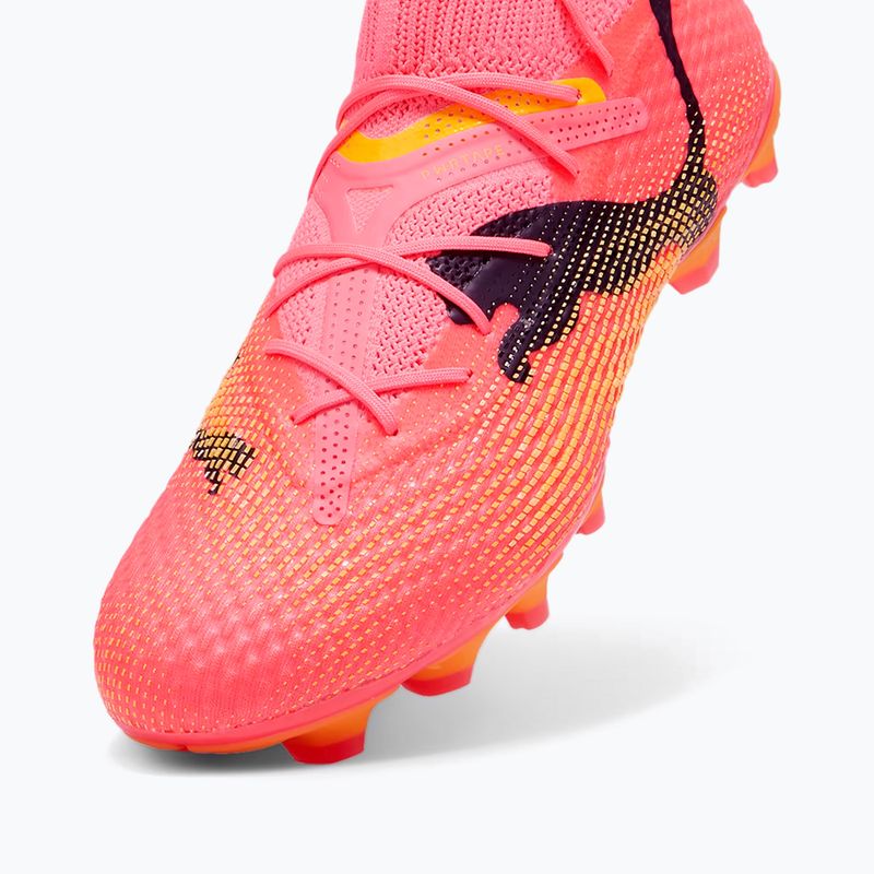Бутси футбольні PUMA Future 7 PRO+ FG/AG sunset glow/puma black/sun stream 12