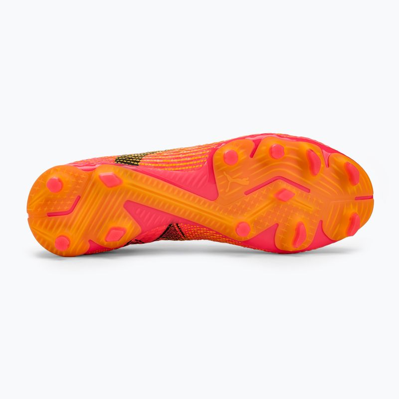 Бутси футбольні PUMA Future 7 PRO+ FG/AG sunset glow/puma black/sun stream 4