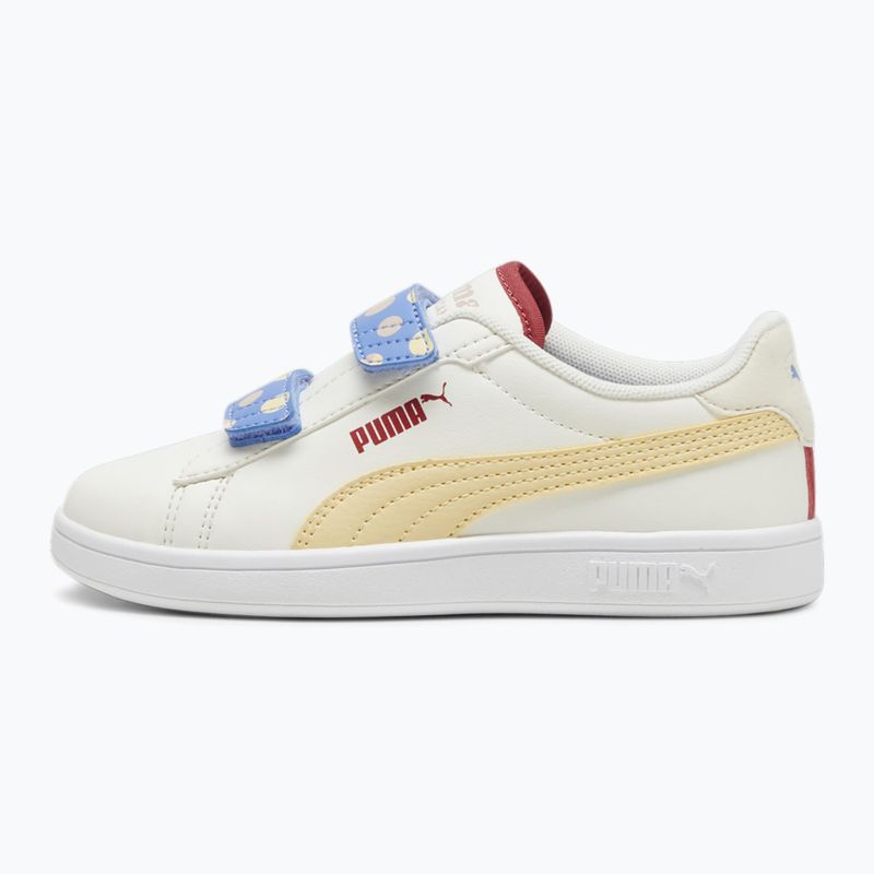 Кросівки дитячі PUMA Smash 3.0 Summer Camp V PS warm white/chamomile/puma white 9