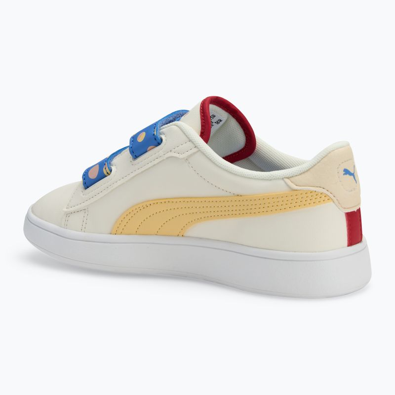 Кросівки дитячі PUMA Smash 3.0 Summer Camp V PS warm white/chamomile/puma white 3