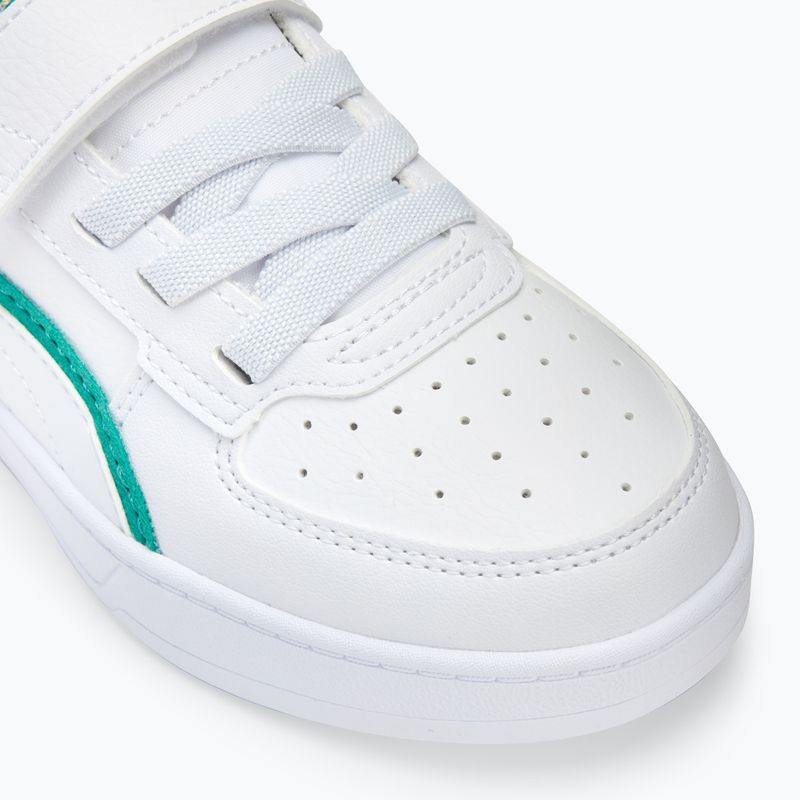 Кросівки дитячі PUMA Caven 2.0 Ready, Set, Better AC+ PS puma white/cobalt glaze/sparkling green 7